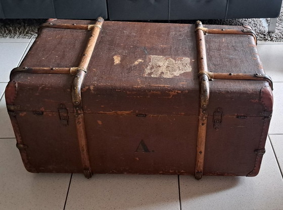 Image 1 of Antique trunk