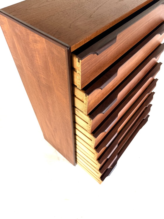 Vintage XXL Teakhouten Ladekast, Denemarken ‘60 – Ladekasten, Wood (photo 7 of 12)