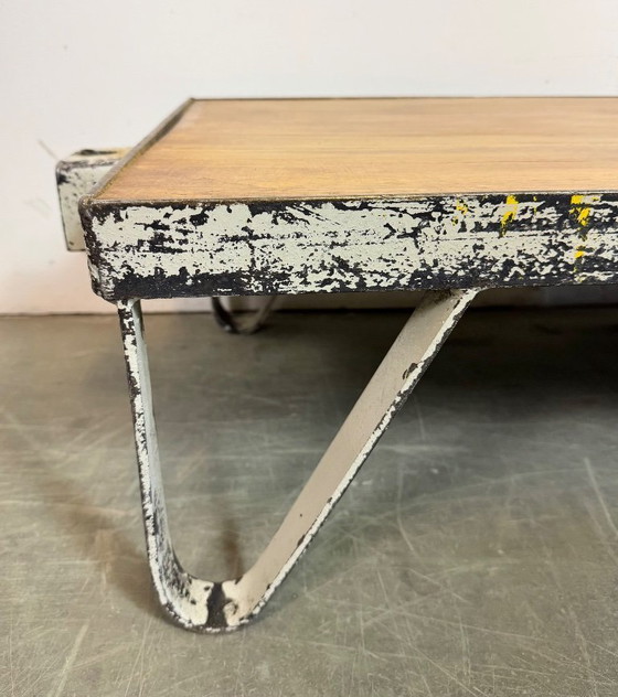 Image 1 of Carrello da caffè industriale grigio, anni '60