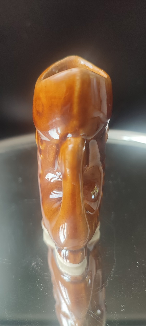 Image 1 of Service "Poisson" Céramique Ambrée Vintage époque URSS
