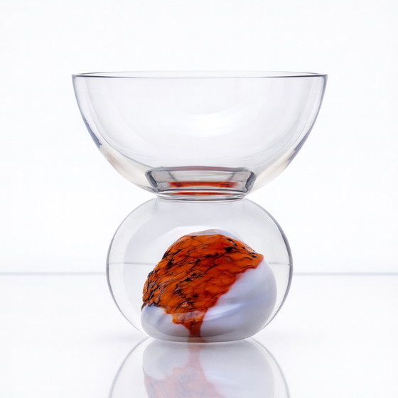 Image 1 of Pièce décorative en verre du milieu du XXe siècle, années 1970