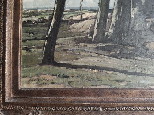 5 Paintings Oil on Canvas, Period 1930-1950