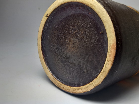 Fat Lava Vase Purple Orange – Ceramic (photo 6 of 8)