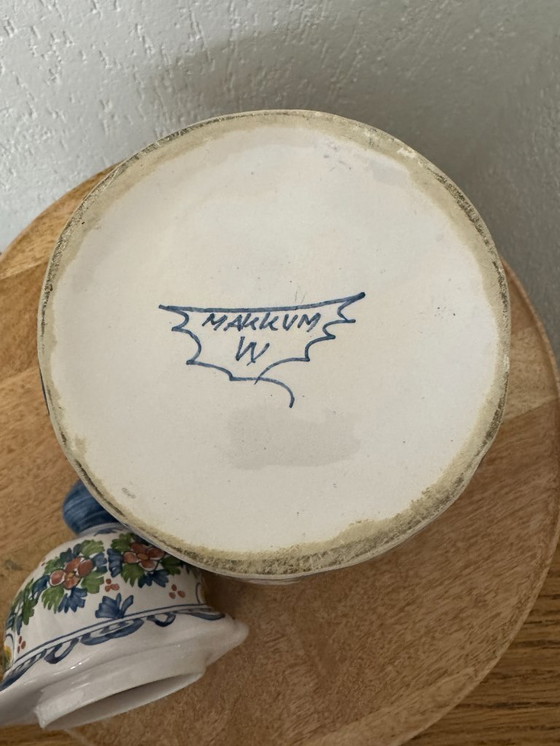 Image 1 of Royal Tichelaar Makkum lidded vase