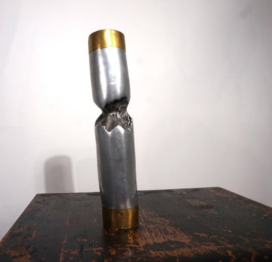 Image 1 of Scultura brutalista di Marshall Disenos, portacandele di David Marshall, 1980