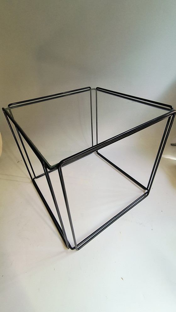 Image 1 of Set Of 2 Black Max Sauze Isocele Cube Side Table