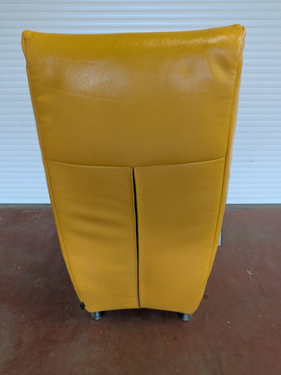 De Toekomst Sitting Vision Fauteuil Panda Jaune, Chrome, Cuir, Design (photo 4 sur 10)