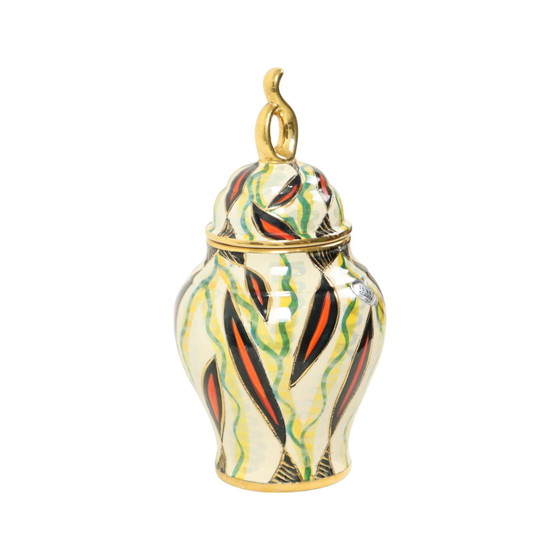 Image 1 of Fifties Lid Vase H. Bequet Jupiter