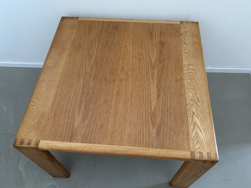 1x Bonanza bijzettafel van massief eikenhout van Asko Midcentury