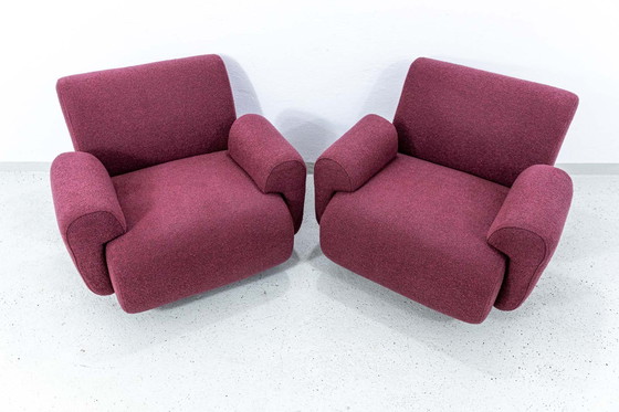 Image 1 of Paar modulaire loungestoelen van Eberhard Geißler, Oelsa, Duitsland, jaren 1970