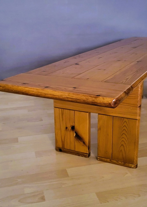 Silvio Coppola für Roche Bobois 70" Bank / Couchtisch, Couchtische, Holz, Transparent (Foto 4 von 5)