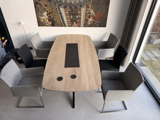 Sedie da pranzo di design Bert Plantagie 6x