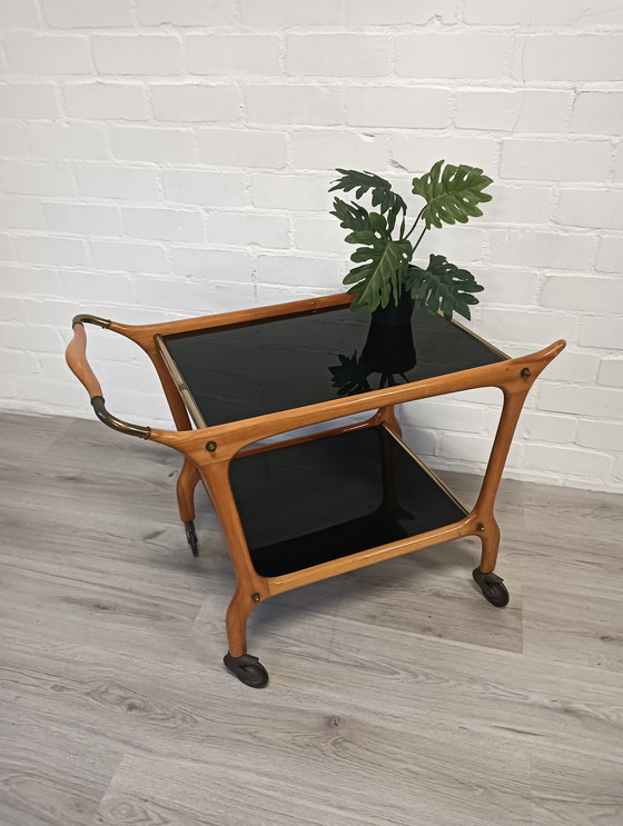 Image 1 of Ico Parisi pour Angelo de Baggis, Chariot de Service Vintage 