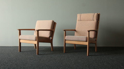 2x Getama Sessel Modell 265 von Hans Wegner