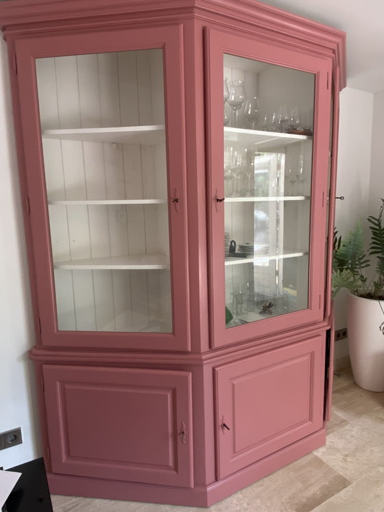 Vitrinekast Roze – Vitrinekasten, Glass, Metal (photo 5 of 7)