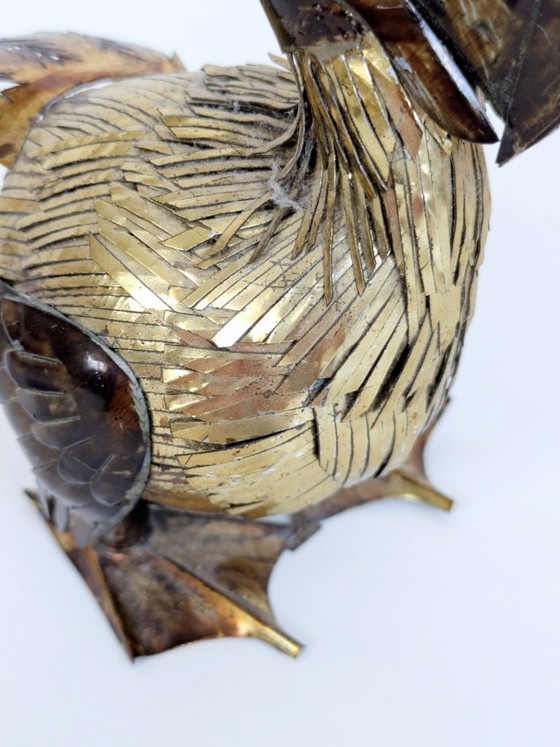 Image 1 of Brutalist Mixed Metal Dodo Sculpture Brass Copper 1960s Sergio Bustamante Style MCM