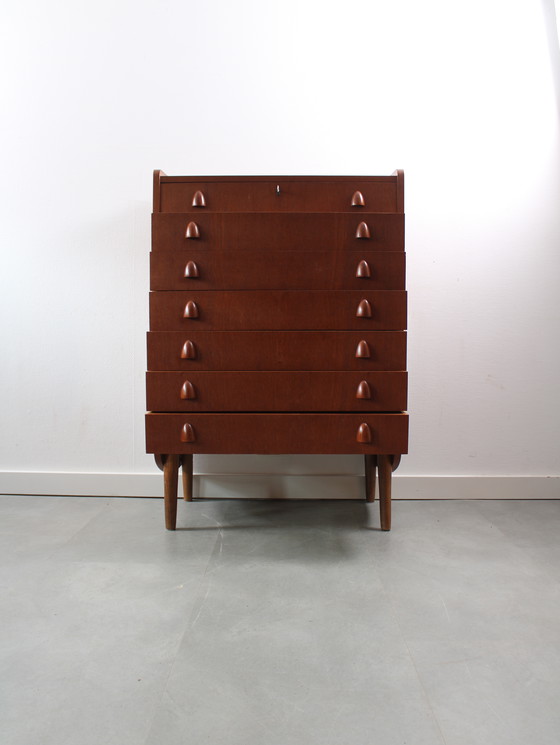 Image 1 of Commode danoise vintage en teck, très spéciale !