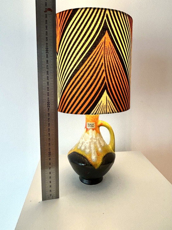 Image 1 of Typische vaaslamp uit de jaren 70 - draadloos - geschikt voor gebruik buitenshuis
