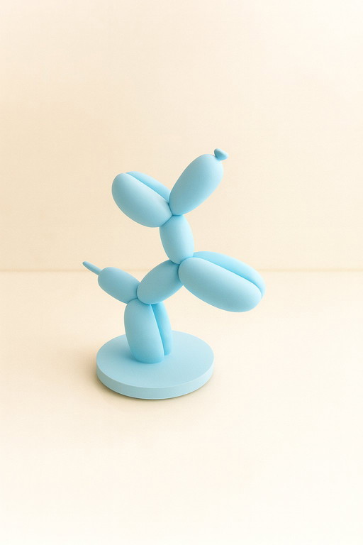 Decoración de perro con globos