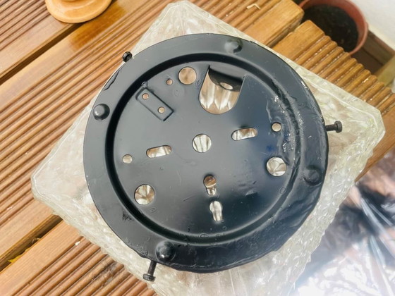 Image 1 of Vierkante helder kristallen wand- of plafondlamp, 1960