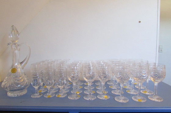 Image 1 of Servizio di bicchieri in cristallo, 37 pezzi, modello: Gérard