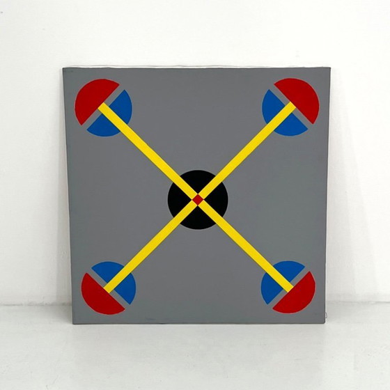 Image 1 of Abstraktes Gemälde von Fabrizio Giorgi, 1989