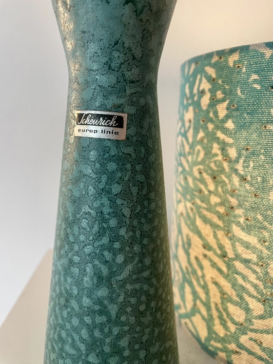 Image 1 of Very narrow Scheurich vase lamp - cordless - sideboard lamp