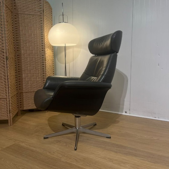 Image 1 of ZGAN Conform Time Out Fauteuil Zwart Leer