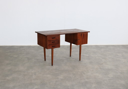 vintage teak desk