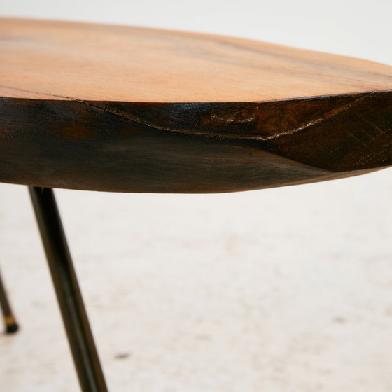 Image 1 of MK11231 Tavolino in tronchi lavorato a mano