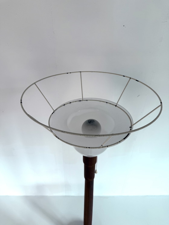 Image 1 of Lampada da terra vintage in teak, Domus '70