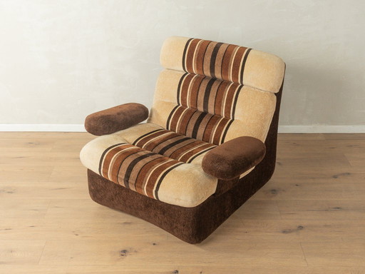 Space Age Sessel aus den 1970er Jahren, Velours