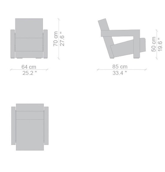 Image 1 of 2x Cassina 637 Utrecht Armchair (New, Never Used) in Ortigia/Plum Velvet with Red Thread Horse Stitching