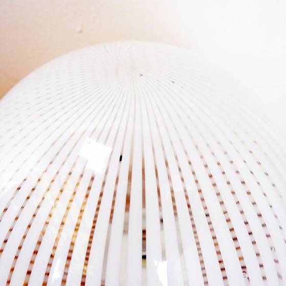 Image 1 of Tischleuchte der Serie Tessuti für Venini, Murano 1970er Jahre - Ø 40cm