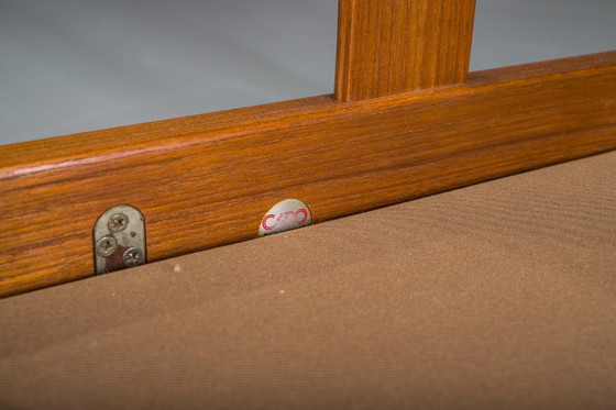 Image 1 of Deense moderne zitset in teakhout van Arne Vodder voor France & Søn, jaren 60, set van 3