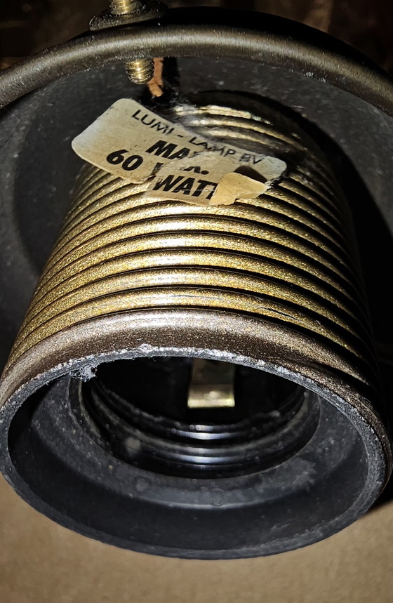 Image 1 of Uranium Lumi Lamp Art Deco Tafellampen – Uniek Uraniumglas / Annagroen set van 2