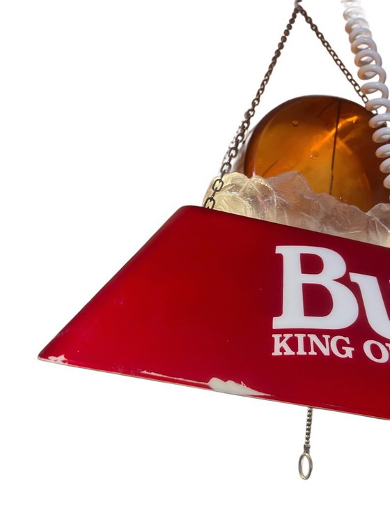 Image 1 of Lampada a sospensione Budweiser – iconica lampada a sospensione vintage xxl da bar e piscina in 3D