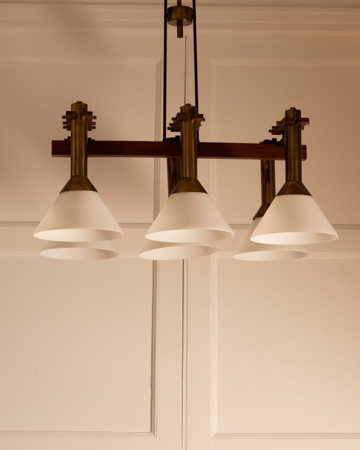 Suspension à six lumières