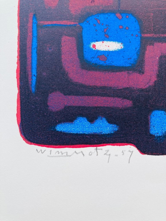 Image 1 of Wim Motz - Litografía de época - 1957