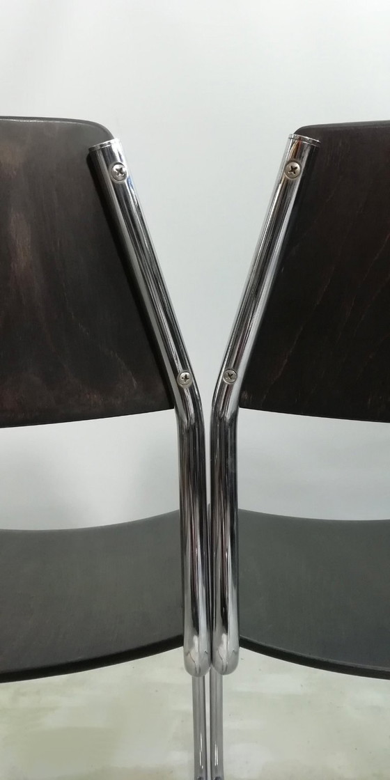 Image 1 of 8x MAUSER Cantilever Chair Set VINTAGE BAUHAUS Walter Papst