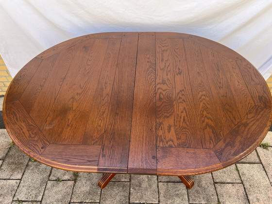 Image 1 of Bannink Art Nouveau extendable dining table