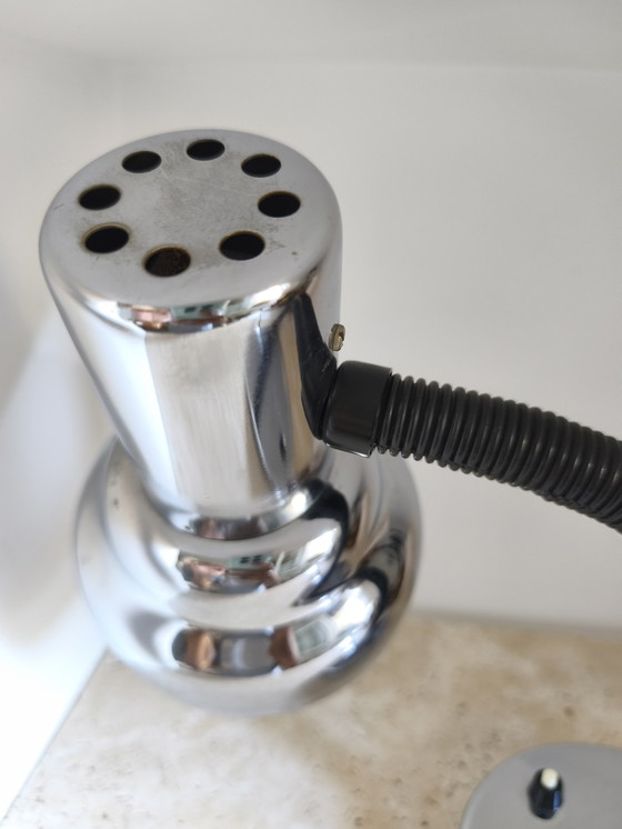 Image 1 of Lampada da scrivania cromata 