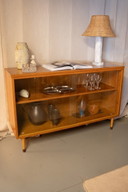 Vitrine vintage avec portes en verre 1960
