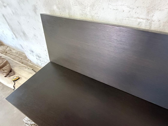Banco Bulthaup con respaldo, roble marrón oscuro, 200 cm – Sofás de 3 plazas, Wood (photo 2 of 5)