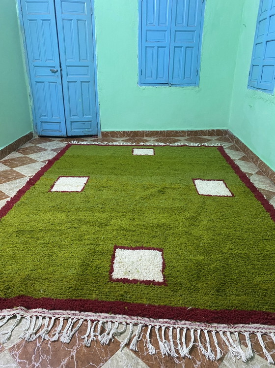Magnificent green natural wool rug 220/300, Rugs & carpets (photo 6 of 7)