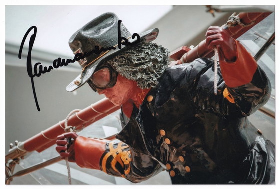 Image 1 of Panamarenko – Foto firmada «Piloto de mochila Brasil»