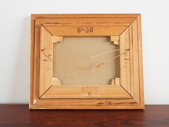 Image 1 of Gemälde "Der Bauernhof unter den Weiden", skandinavisches Design, 1960er Jahre