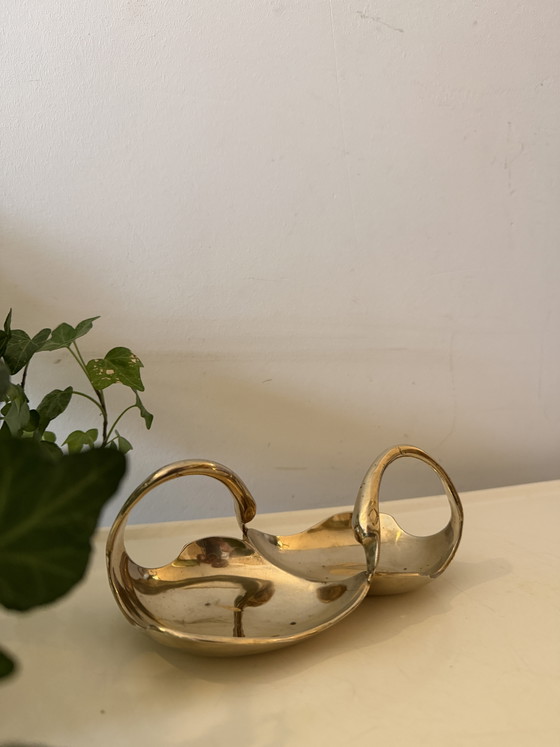 Piatto a forma di cigno in ottone – Oggetti decorativi, Brass (photo 2 of 6)