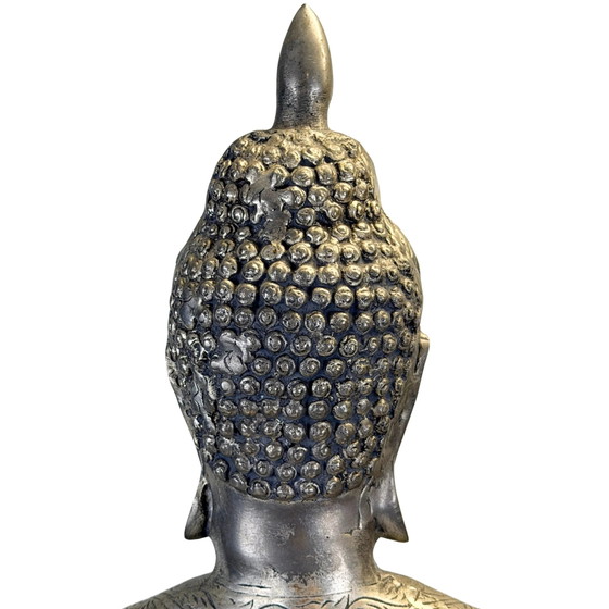 Large Chinese Incense Buddha – 1980s – 85.6 cm – Sculpture (photo 16 of 30)