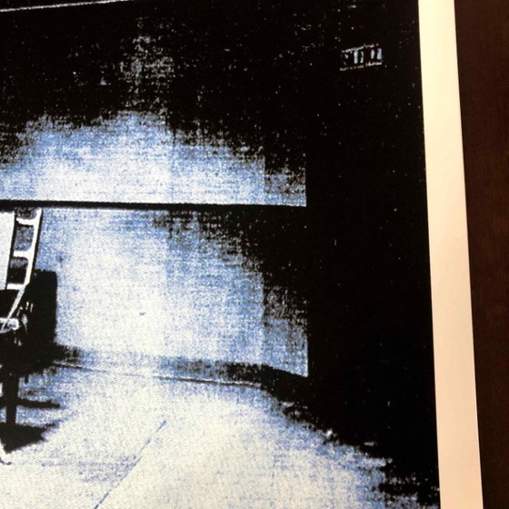 1990s After Andy Warhol "Electric Chair" Lithograph – Lithographs & prints, Paper (photo 10 of 11)